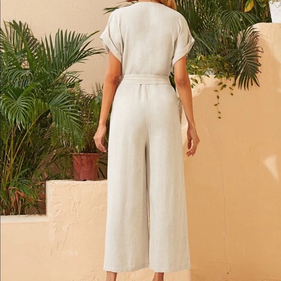 Cream jumpsuit! - Picture 2 of 3